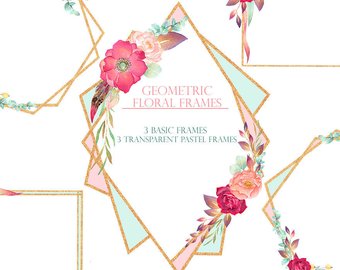 340x270 Geometric Watercolor Etsy - Geometric Watercolor