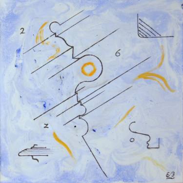 375x375 Original Realism Geometric Watercolor Paintings For Sale Saatchi Art - Geometric Watercolor