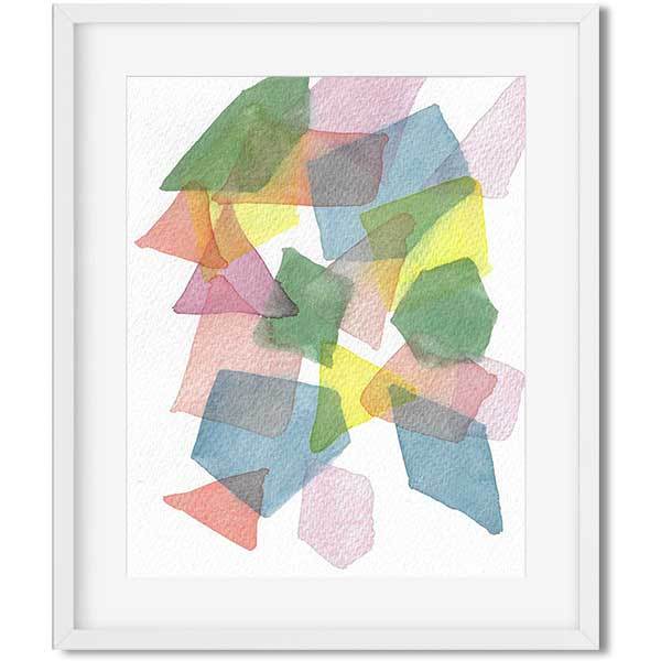 600x600 Dolce - Geometric Watercolor Art