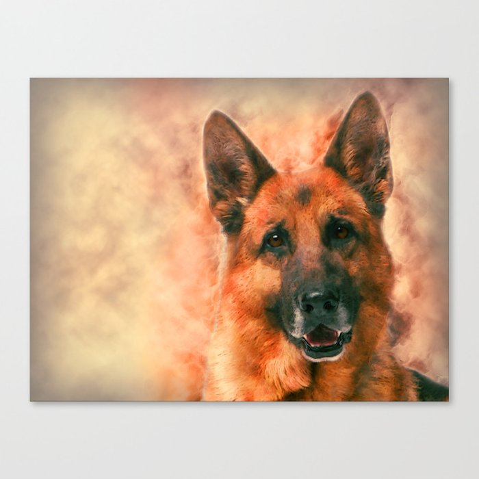 700x700 German Shepherd Dog Gsd - German Shepherd Watercolor