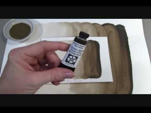 480x360 Daniel Smith German Greenish Raw Umber Extra Fine Watercolor - German Watercolors
