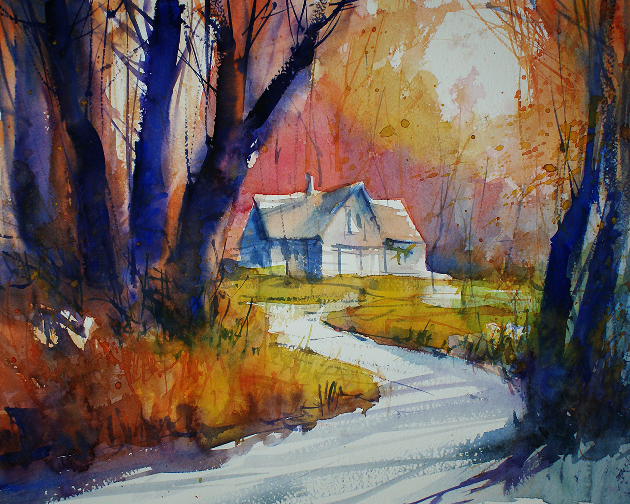 German Watercolors at PaintingValley.com | Explore collection of German ...