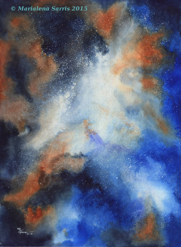 588x800 How To Scan And Edit Large Watercolour Paintings On Gimp Step By - Gimp Watercolor