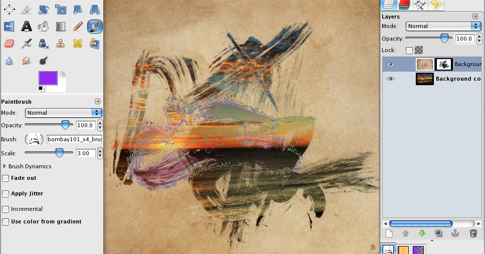 967x507 Making A Watercolour Paint Photograph In Gimp Scott - Gimp Watercolor