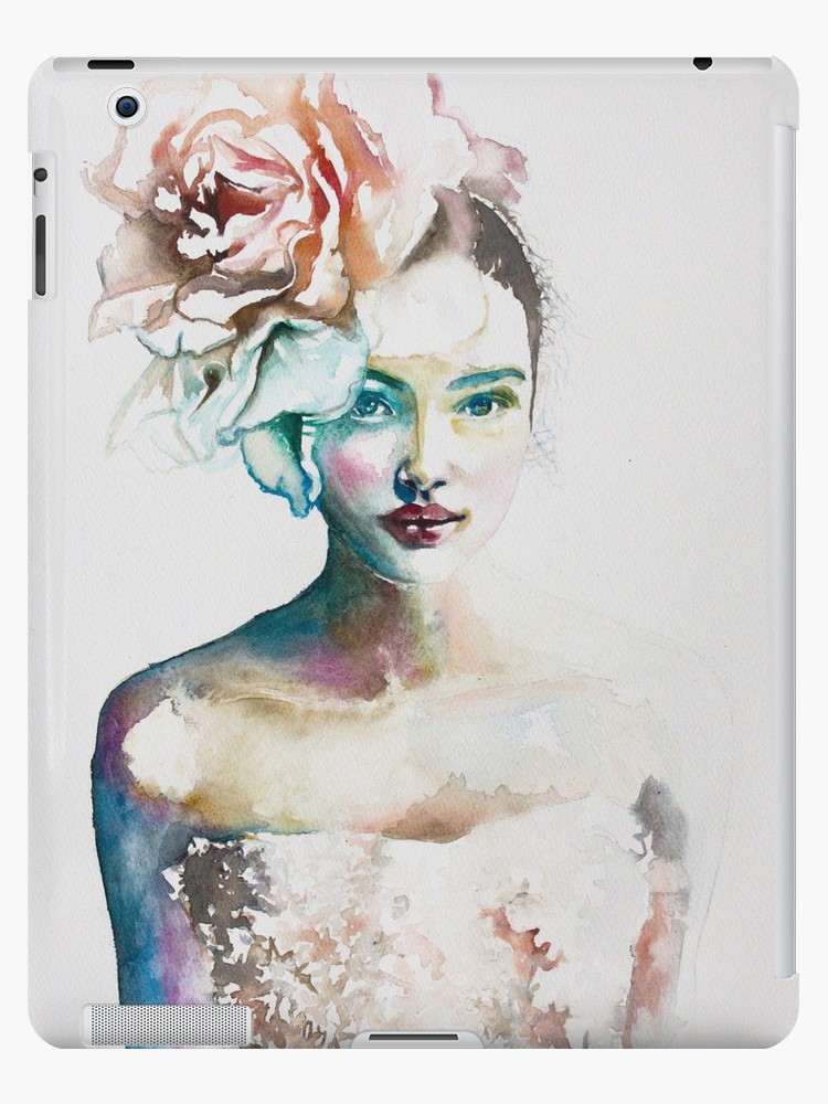 750x1000 Colors Inside - Girl Face Watercolor