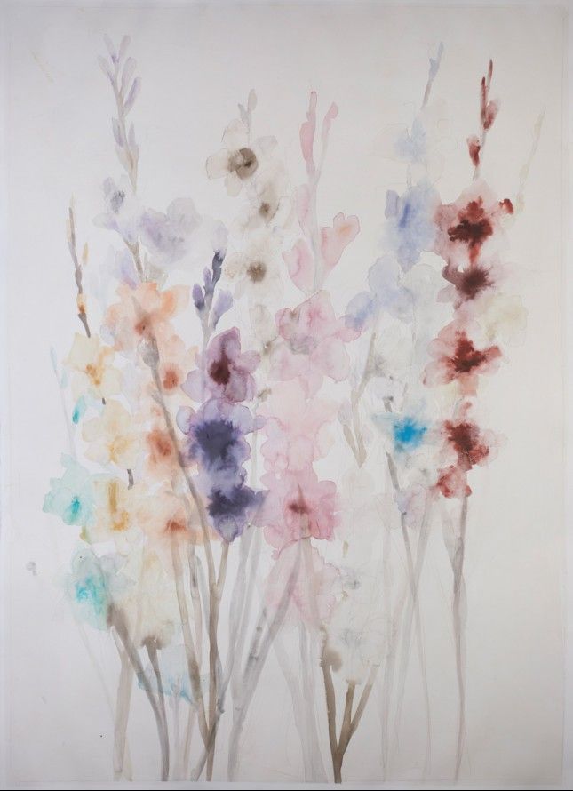 645x890 Gladiolus Watercolor Tattoo - Gladiolus Watercolor Tattoo