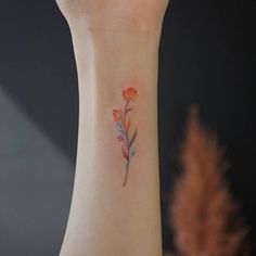 236x236 Image Result For Small Watercolor Flower Tattoo Tat Ideas - Gladiolus Watercolor Tattoo