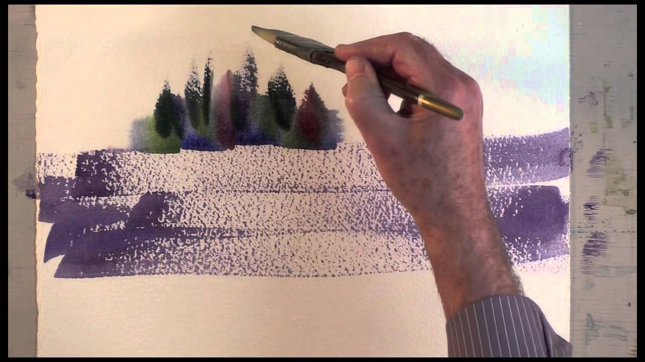 1280x720 Painting Glitter On The Ocean In Watercolor - Glitter Watercolor