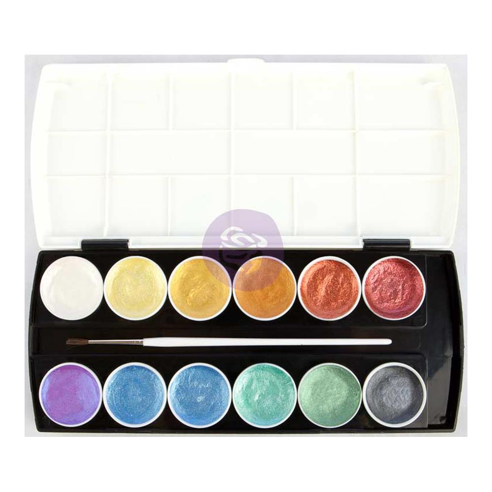 1000x1000 Prima Metallic Accents Semi Watercolor Paint Set - Glitter Watercolor Paint