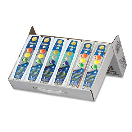 425x425 Prang Washable Watercolor Set Master Pack, 24 Assorted - Glitter Watercolor Paint