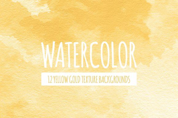 580x386 Yellow Gold Watercolor Backgrounds By Design By Nube On - Gold Watercolor Background