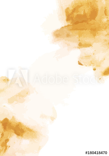 350x500 Abstract Vector Pastel Watercolor Background For Greeting Cards - Gold Watercolor Background