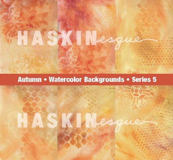 570x528 Digital Download Watercolor Background Sheets Art Journal Etsy - Gold Watercolor Background