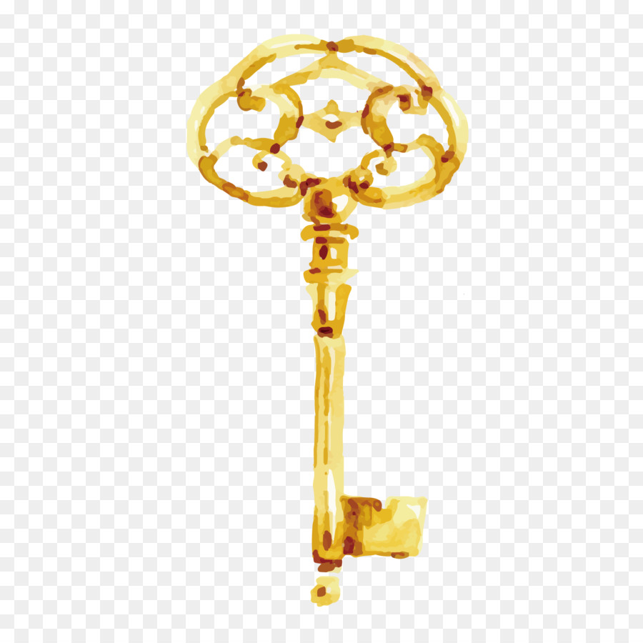 900x900 Adobe Illustrator Key Watercolor Painting - Gold Watercolor Paint