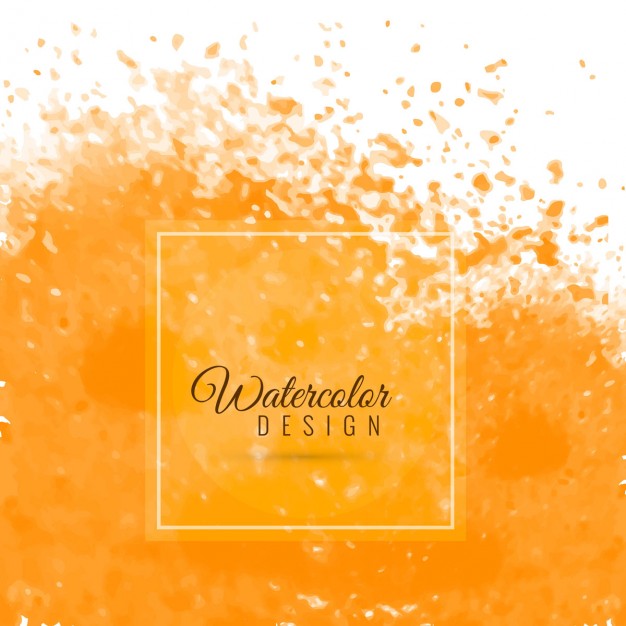 626x626 Orange Watercolor Background Vector Free Download - Gold Watercolor Splash