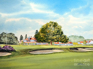 300x225 Golf Watercolor Paintings Fine Art America - Golf Course Watercolor