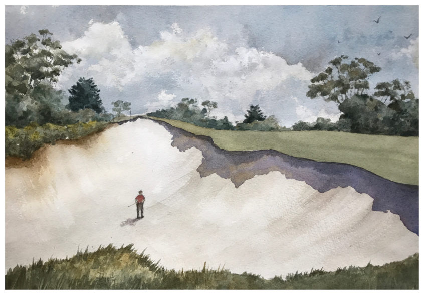 846x588 Mike Cocking Interview - Golf Course Watercolor