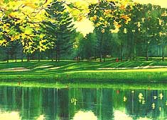 235x170 Golf Art - Golf Watercolor