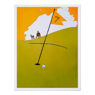 307x307 Golf Watercolor Art Amp Wall Zazzle - Golf Watercolor