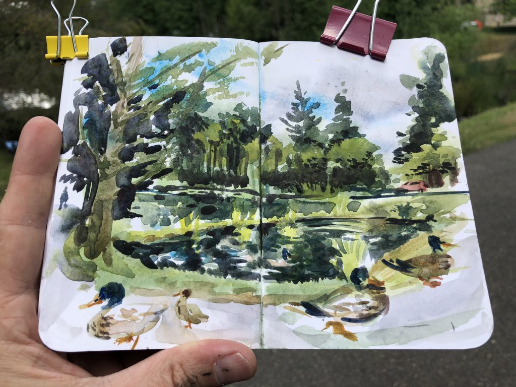 1024x768 Direct To Watercolor Online Challenge Gabriel Campanario - Good Watercolors