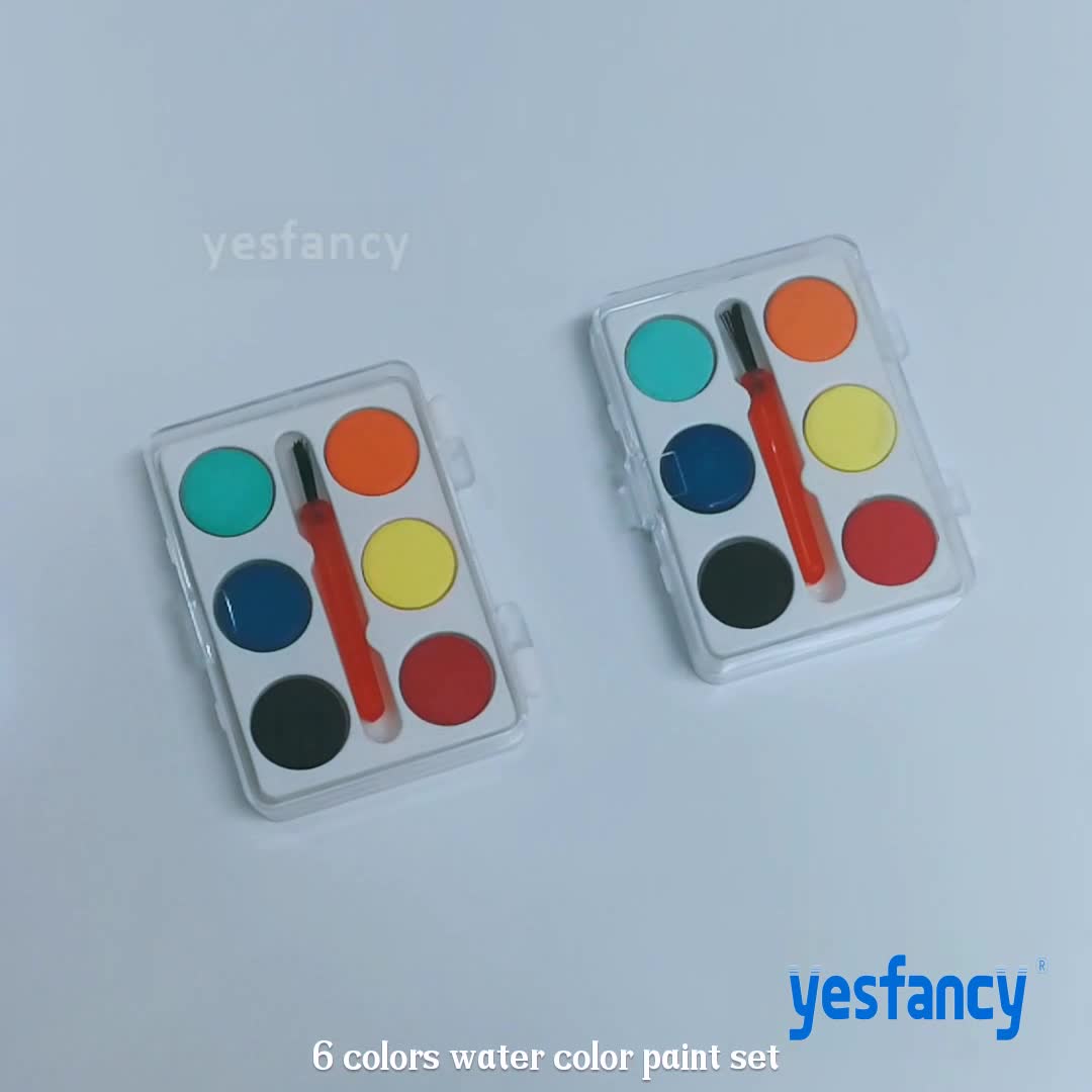 1080x1080 Good Quality 6 Colors Watercolors Paint Set Astm En71 Certificated - Good Watercolors