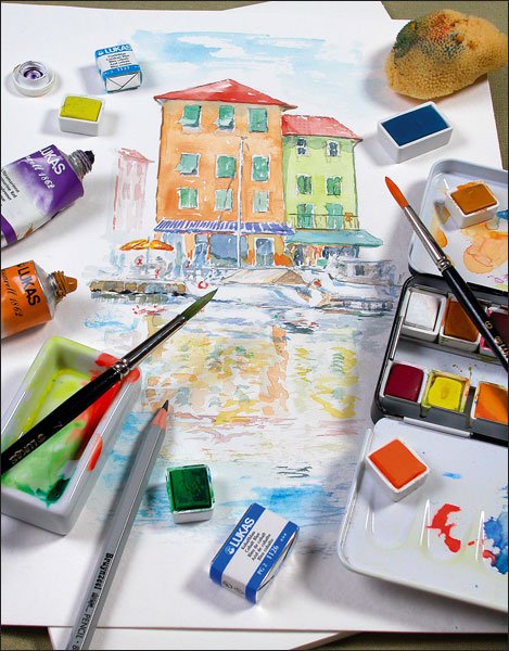 469x600 Watercolor Paints Artist Quality Watercolors - Good Watercolors