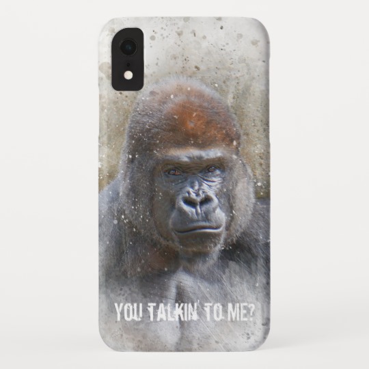 540x540 Funny Quote Gorilla Watercolor Photography Case Mate Iphone Case - Gorilla Watercolor
