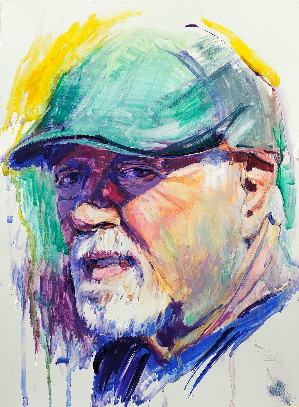 1029x1400 Watercolor And Gouache. Portrait. - Gouache Watercolor