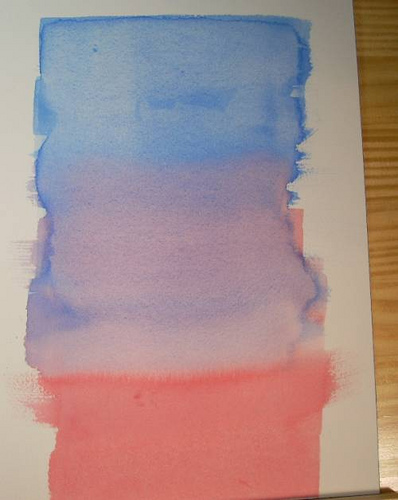 398x500 Graded Wash - Graded Wash Watercolor