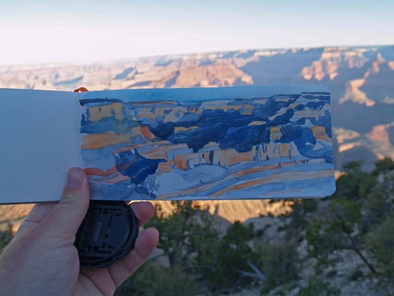 Grand Canyon Watercolor at Explore collection of