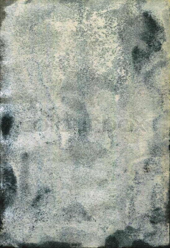 548x800 Damaged And Moldy Old Watercolor Paper. Scanned With The High - Gray Watercolor Paper