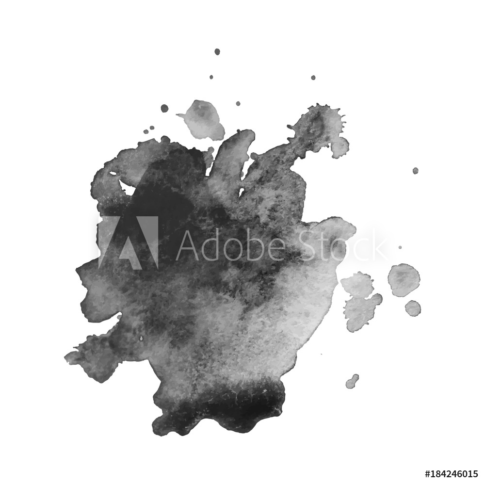 1000x1000 Photo Amp Art Print Abstract Watercolor Grayscale Background - Grayscale Watercolor