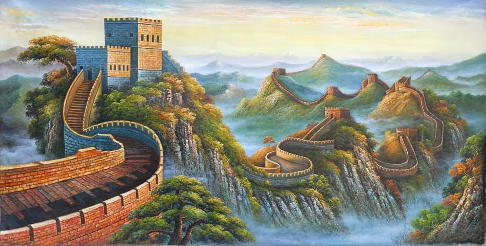 945x478 Great Wall Of China Wanlichangcheng) Enjoy Traveling - Great Wall Of China Watercolor