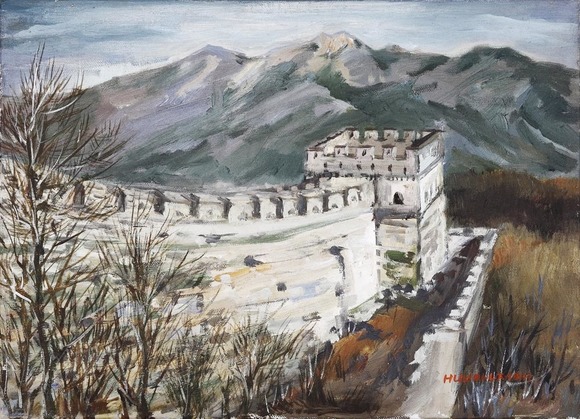580x419 China - Great Wall Of China Watercolor