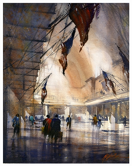 437x550 Art Of Watercolor Thomas W. Schaller - Great Watercolors