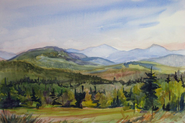 600x398 Four Seasons Of The North Country In Watercolors Ncpr News - Great Watercolors