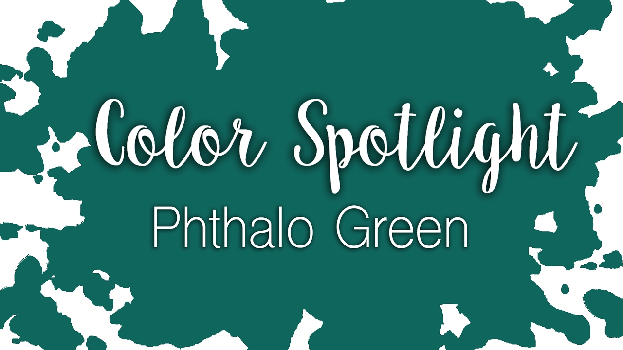 1280x720 Color Spotlight Phthalo Green Watercolor Color Profile - Green And Blue Watercolor
