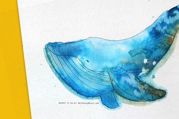 585x390 How To Mix Watercolors - Green And Blue Watercolor