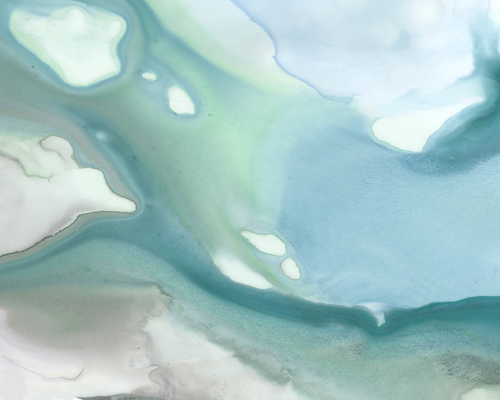 1000x800 Soft Watercolor Black Crow Studios - Green And Blue Watercolor