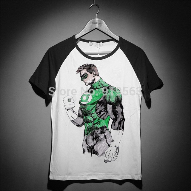 640x640 Green Lantern Hand Drawing Watercolor Style Catoon Logo Baseball - Green Lantern Watercolor