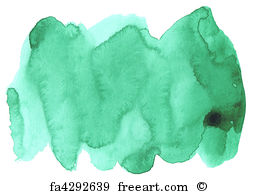 258x194 Free Art Print Of Watercolor Green Art Background. Watercolor - Green Watercolor Background