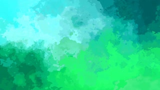 320x180 Abstract Animated Stained Background Seamless Loop Video - Green Watercolor Background