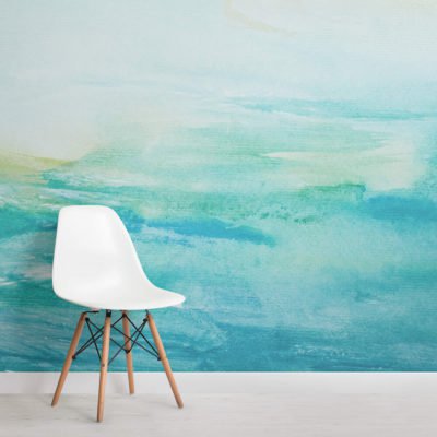 400x400 Watercolour Wallpaper Murals Wallpaper - Green Watercolor Wallpaper