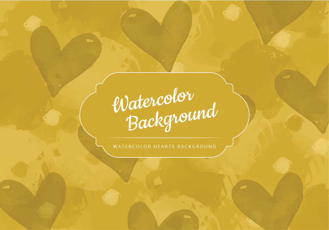 1400x980 Yellow Watercolor Free Vector Art - Green Yellow Watercolor