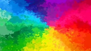 320x180 Abstract Animated Stained Background Seamless Loop Video - Green Yellow Watercolor