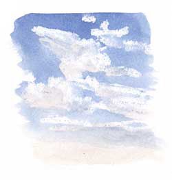250x263 How To Paint Skies With Watercolor I - Grey Watercolor