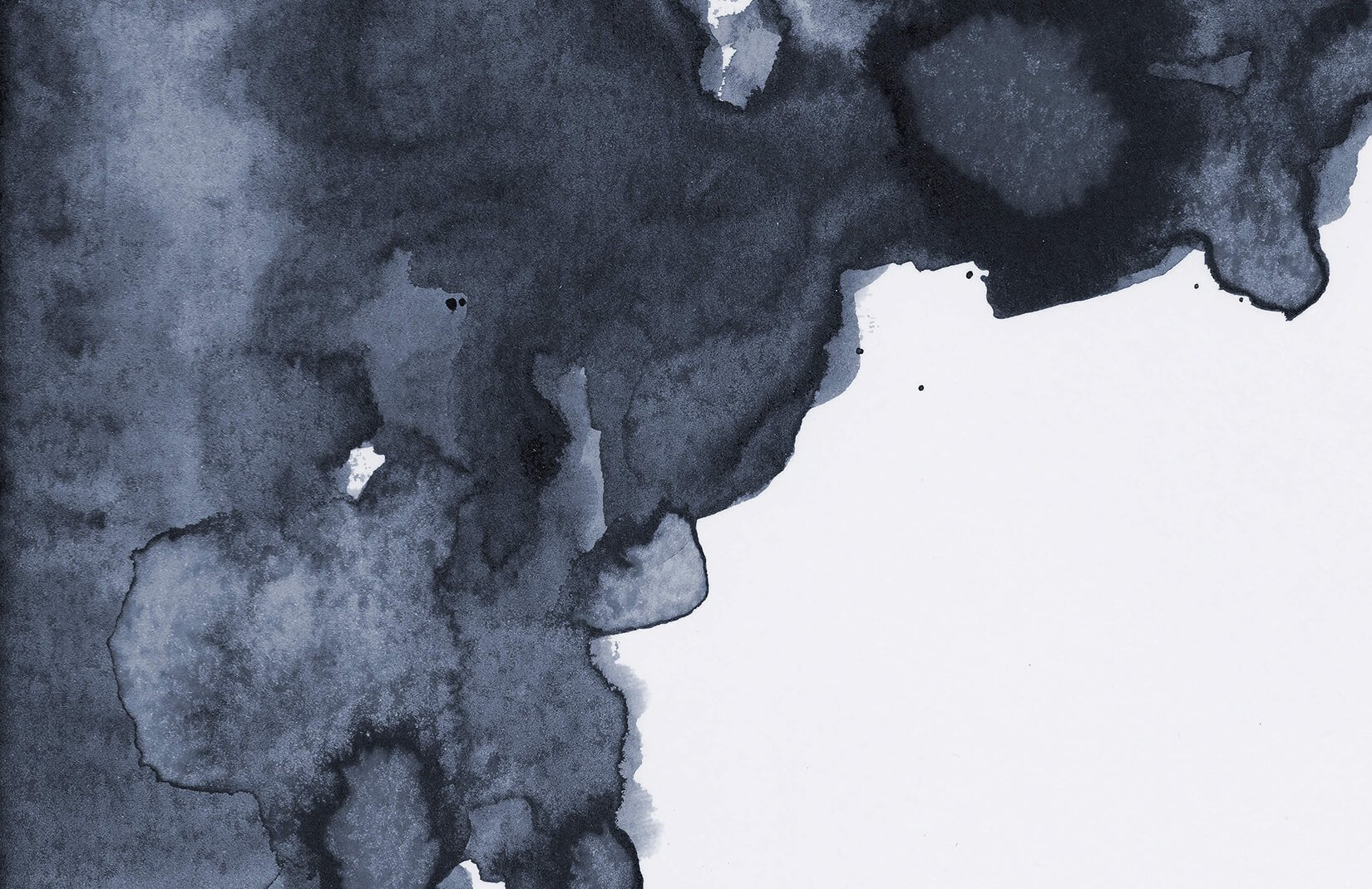 1650x1070 Navy Watercolor Wallpaper Blue Smoke Design Muralswallpaper - Grey Watercolor