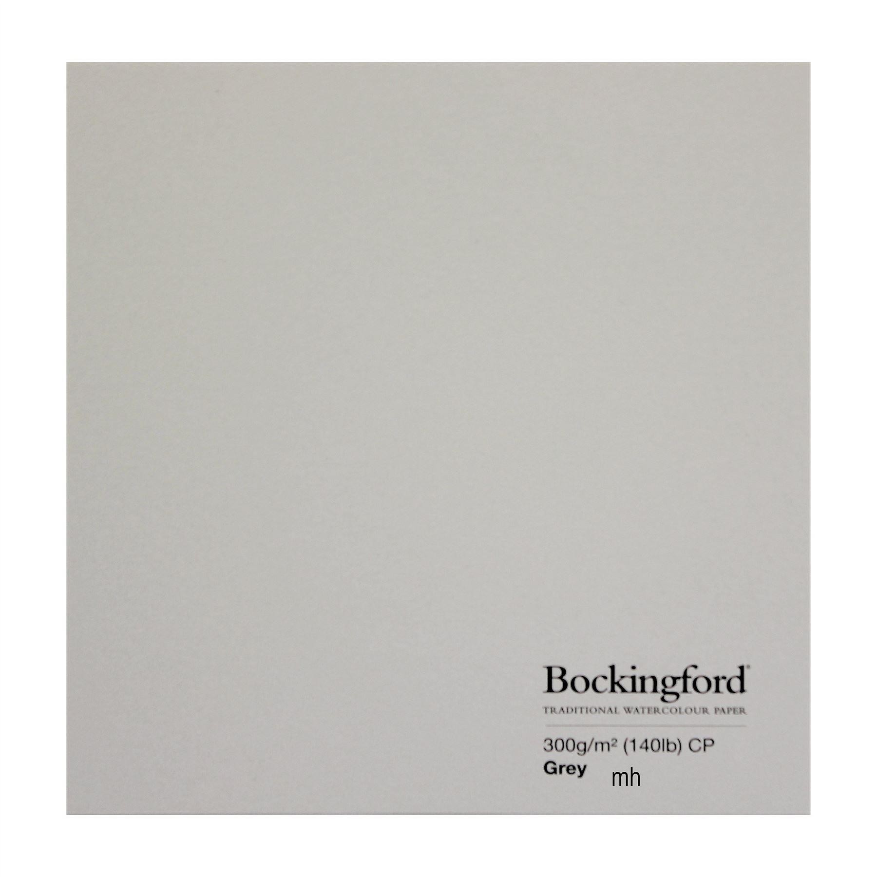 1800x1800 Grey Bockingford 4 Sheets Of 15 X 11 Cold Press Paper 300gsm - Grey Watercolor Paper