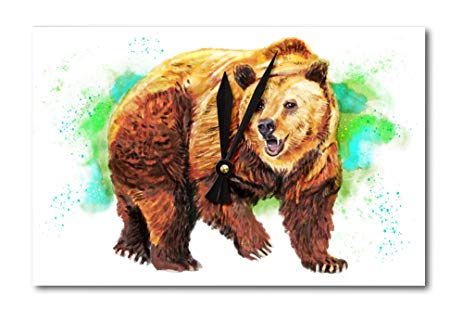 463x309 Grizzly Bear - Grizzly Bear Watercolor