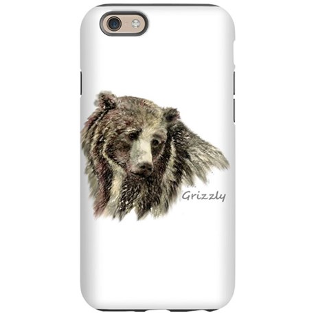 460x460 Watercolor Grizzly Bear Ani Iphone 66s Tough Case By Admin Cp18689551 - Grizzly Bear Watercolor